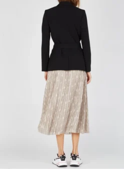 CLAUDIE PIERLOT VALAYA - Blazer Met Ceintuur En Lange Mouwen | Zwart -Kleding Winkel 2337310