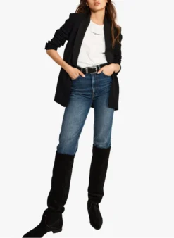 CLAUDIE PIERLOT VAINQUEUR - Jasje Met Sjaalkraag | Zwart -Kleding Winkel 3111010