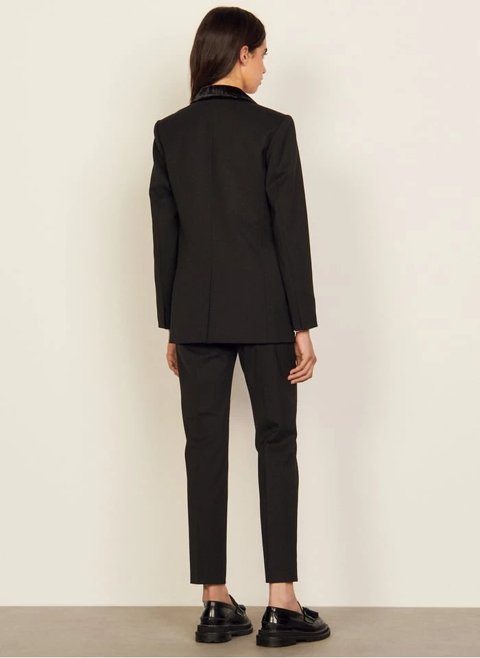 Sandro HELLA - Jasje Met Reverskraag | Zwart 6 Sandro HELLA - Jasje Met Reverskraag | Zwart - Afbeelding 6