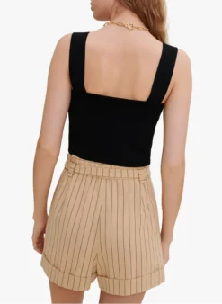 Maje MACLYNA - Crop-top | Zwart -Kleding Winkel 3380943