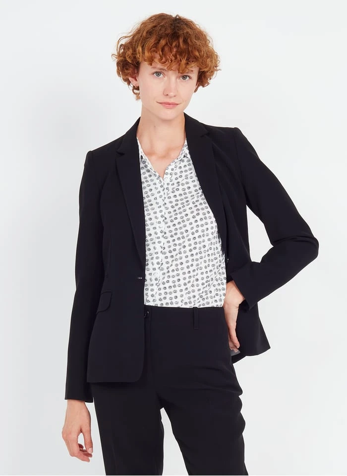 Caroll Jasje Met Reverskraag | Zwart 1 Caroll Jasje Met Reverskraag | Zwart