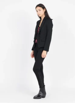 Ikks Jasje Met Overslag En Dubbele Knopenrij | Zwart 8 Ikks Jasje Met Overslag En Dubbele Knopenrij | Zwart -Kleding Winkel 3792755