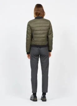 Ikks Korte Gewatteerde Jas | Kaki -Kleding Winkel 3864224