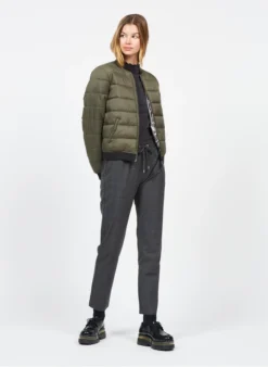 Ikks Korte Gewatteerde Jas | Kaki -Kleding Winkel 3864225