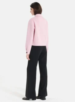 ZAPA MONA - Overshirt Wolblend | Roze -Kleding Winkel 3865186