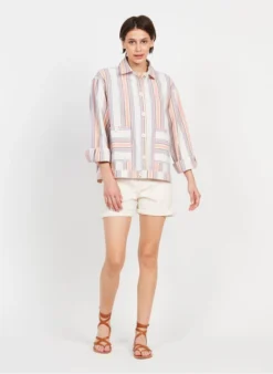 UOMO - Licht, Gestreept Jasje | Veelkleurig -Kleding Winkel 3922370