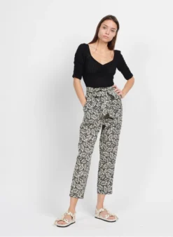 Petite Mendigote ELIO - Top Van Tricot Met V-hals | Zwart 12 Petite Mendigote ELIO - Top Van Tricot Met V-hals | Zwart -Kleding Winkel 3924843