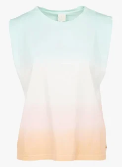 DES PETITS HAUTS FIFELLE - Top Met Ronde Hals En Tie-dyeprint | Groen -Kleding Winkel 3925721