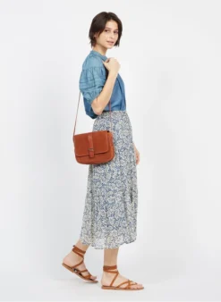 Petite Mendigote Katoenen Top Met Tuniekhals | Blauw -Kleding Winkel 3926133