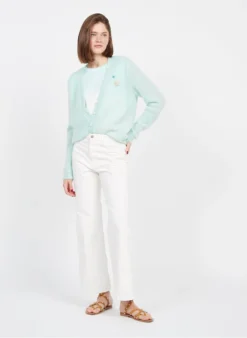 DES PETITS HAUTS FIFELLE - Top Met Ronde Hals En Tie-dyeprint | Groen -Kleding Winkel 3928229