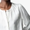 Zadig & Voltaire TECK - Ruimvallende Top Met Knopen | Wit
