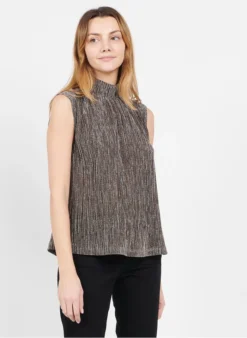 Ikks Mouwloze Top Van Lurex | Goudkleurige