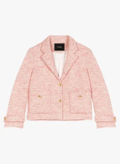 Kleding Winkel 13 Maje VANELLO - Blazer Van Tweedstof | Roze