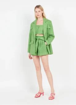 Suncoo DAFNÉ - Blazer | Groen -Kleding Winkel 3980648