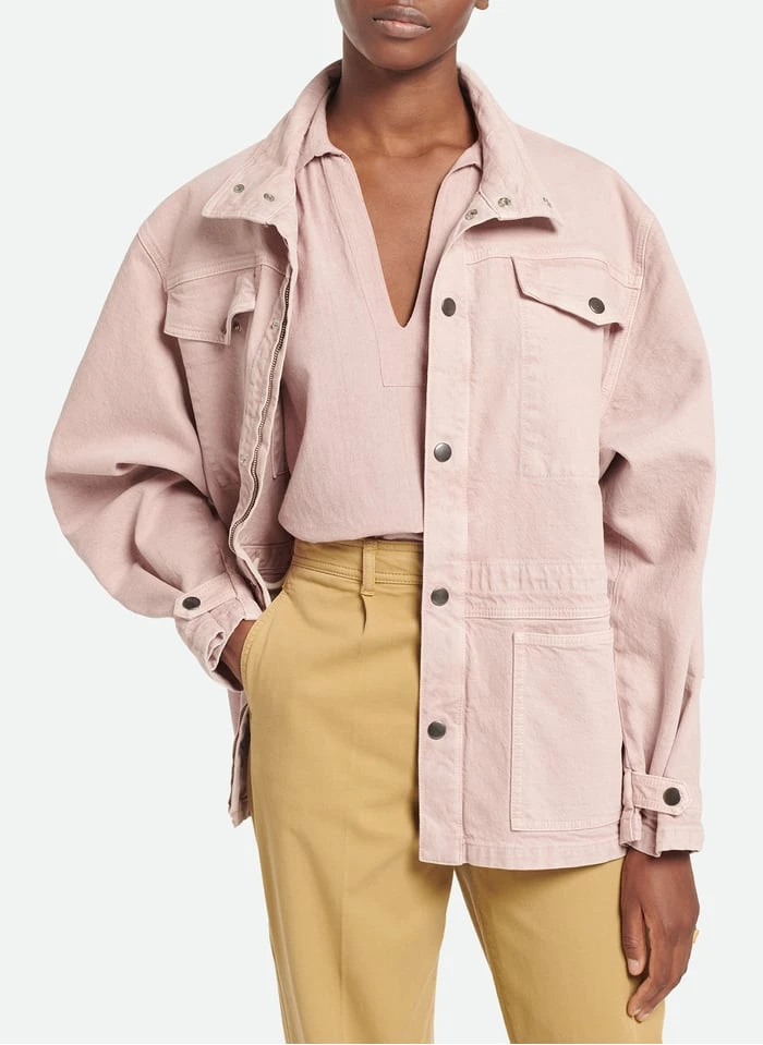 Vanessa Bruno TITOUEN - Oversized Katoenen Jasje | Roze 1 Vanessa Bruno TITOUEN - Oversized Katoenen Jasje | Roze