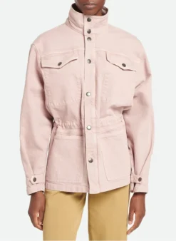 Vanessa Bruno TITOUEN - Oversized Katoenen Jasje | Roze 9 Vanessa Bruno TITOUEN - Oversized Katoenen Jasje | Roze -Kleding Winkel 3996137