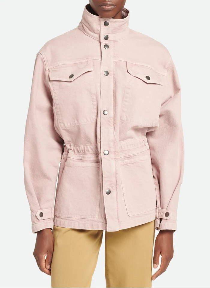 Vanessa Bruno TITOUEN - Oversized Katoenen Jasje | Roze 4 Vanessa Bruno TITOUEN - Oversized Katoenen Jasje | Roze - Afbeelding 4