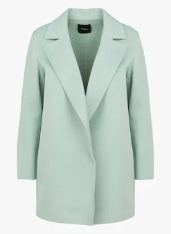 THEORY CLAIRENE.LUXE NEW DI - Jasje Van Stevige Wollen Stof | Grijs -Kleding Winkel 3997424