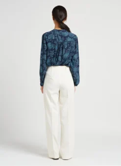 MAISON 123 TALISMA - Top Met Tuniekhals En Print | Jeans Verschoten -Kleding Winkel 4008262