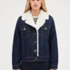CLAUDIE PIERLOT VAGUE - Blazer Van Spijkerstof En Katoen | Jeans Onbewerkt