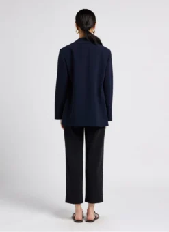 THEORY RELAX JKT - Open Blazer Van Crêpe | Blauw -Kleding Winkel 4009936