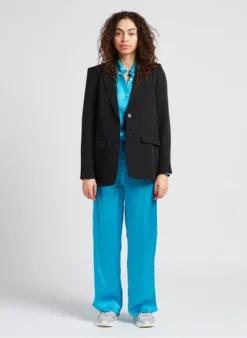 Vila Rechte Blazer | Zwart -Kleding Winkel 4010240