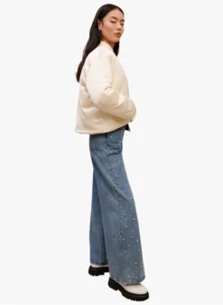 Maje BELADONE - Aan Twee Zijden Te Dragen Jack | Wit -Kleding Winkel 4011460