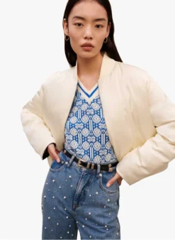 Maje BELADONE - Aan Twee Zijden Te Dragen Jack | Wit