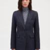 CLAUDIE PIERLOT VINTAGE - Blazer Van Katoenen Spijkerstof | Jeans Onbewerkt