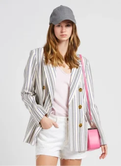 Scotch And Soda Gestreepte Blazer | Gestreepte