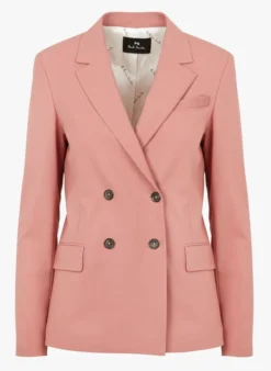 PAUL SMITH Jasje Met Reverskraag | Roze -Kleding Winkel 4028198