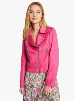 MORGAN GRAMINA - Recht Jasje Met Rits | Roze