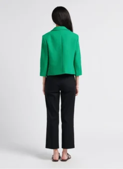 GERARD DAREL NASREEN - Kort Jacquard Jasje Van Katoenmix | Groen 9 GERARD DAREL NASREEN - Kort Jacquard Jasje Van Katoenmix | Groen -Kleding Winkel 4039135