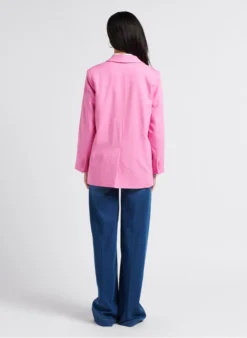 GERARD DAREL NAELY - Rechte Blazer Van Viscosemix | Roze -Kleding Winkel 4039151 1