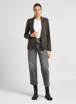 Ikks Jasje Met Reverskraag | Bruin -Kleding Winkel 4043614