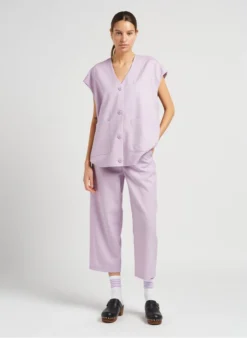 American Vintage TABINSVILLE - Oversized Wollen Blazer | Violet -Kleding Winkel 4043700