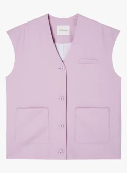 American Vintage TABINSVILLE - Oversized Wollen Blazer | Violet -Kleding Winkel 4044900