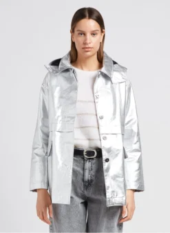 Ikks Jasje Met Afneembare Capuchon | Zilver -Kleding Winkel 4051720