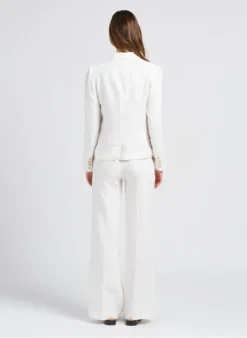 VANESSA - Linnen Blazer | Beige -Kleding Winkel 4058735