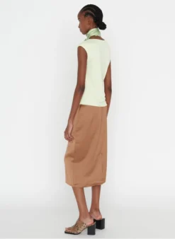 ZAPA TULIPA - Top Van Viscose Met Ronde Hals | Groen -Kleding Winkel 4062534