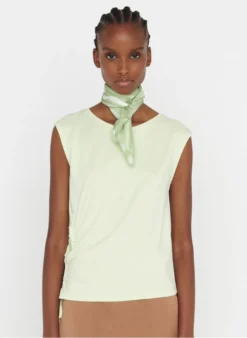 ZAPA TULIPA - Top Van Viscose Met Ronde Hals | Groen