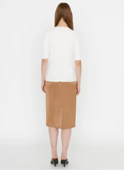 ZAPA TAIANA - Top Van Ribtricot Met Ronde Hals | Wit 7 ZAPA TAIANA - Top Van Ribtricot Met Ronde Hals | Wit -Kleding Winkel 4062544