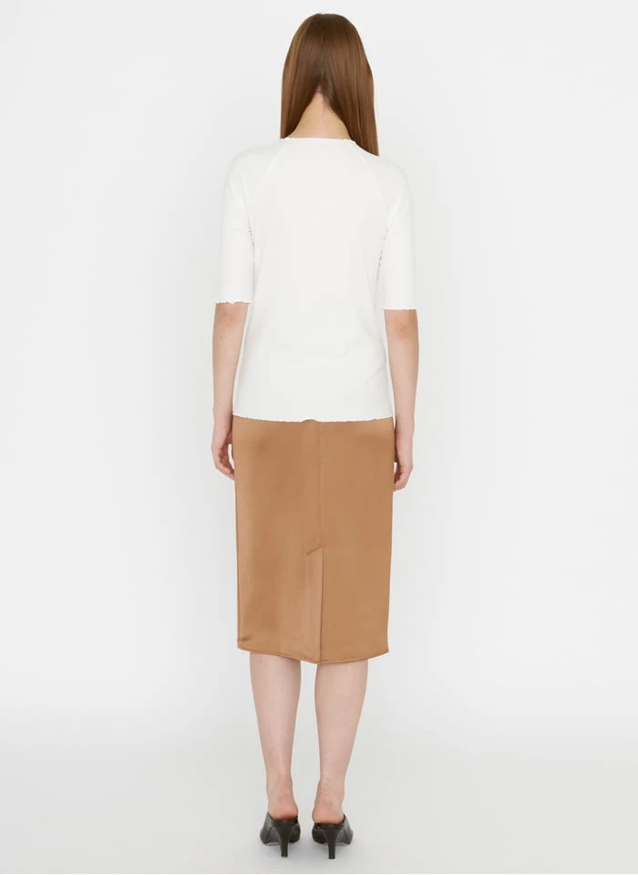 ZAPA TAIANA - Top Van Ribtricot Met Ronde Hals | Wit 4 ZAPA TAIANA - Top Van Ribtricot Met Ronde Hals | Wit - Afbeelding 4