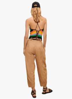 Maje MATRIX - Top Van Viscosemix Met Smalle Bandjes | Veelkleurig 9 Maje MATRIX - Top Van Viscosemix Met Smalle Bandjes | Veelkleurig -Kleding Winkel 4066489