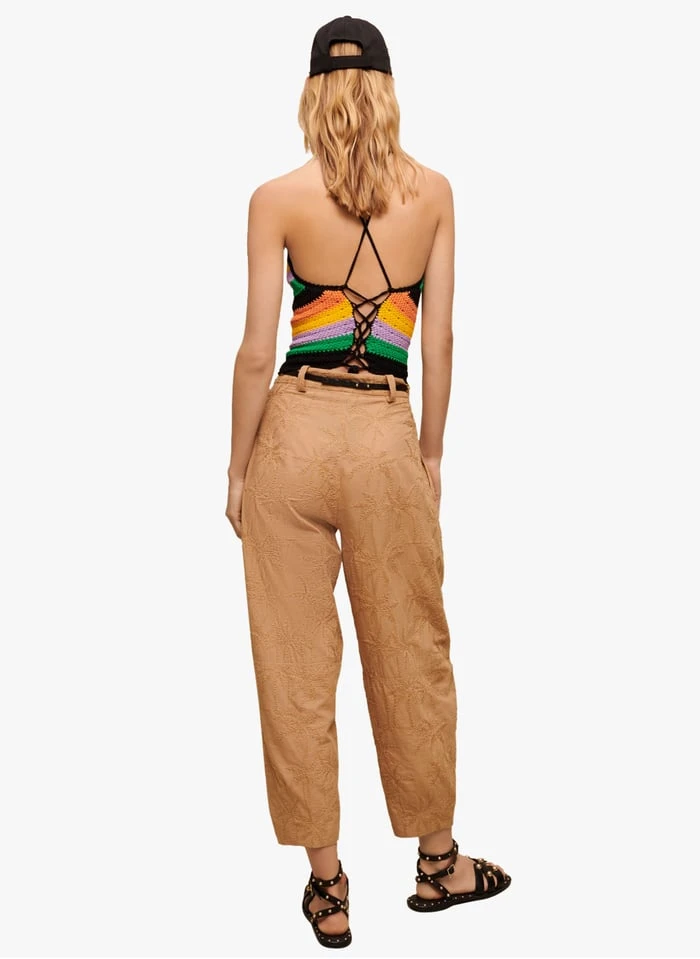 Maje MATRIX - Top Van Viscosemix Met Smalle Bandjes | Veelkleurig 4 Maje MATRIX - Top Van Viscosemix Met Smalle Bandjes | Veelkleurig - Afbeelding 4