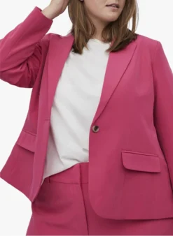 Getailleerde Blazer | Roze -Kleding Winkel 4066936