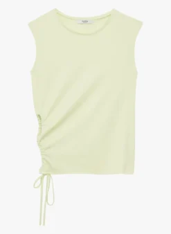 ZAPA TULIPA - Top Van Viscose Met Ronde Hals | Groen -Kleding Winkel 4074845