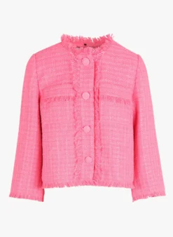 ESSENTIEL ANTWERP DASHING - Kort Tweedjasje | Roze -Kleding Winkel 4081530