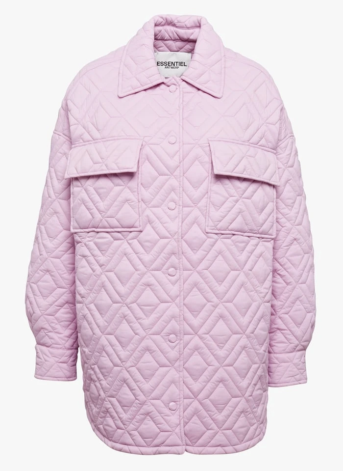 ESSENTIEL ANTWERP DEVILISH - Oversized, Gewatteerde Jasje | Violet 3 ESSENTIEL ANTWERP DEVILISH - Oversized, Gewatteerde Jasje | Violet - Afbeelding 3