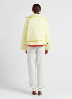 Rains FUSE W JACKET - Nylon Jasje Met Opstaande Kraag | Geel -Kleding Winkel 4085210